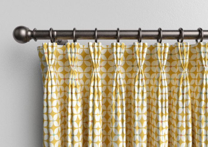Zap, Butterscotch - Made to Measure Curtains - Image 11